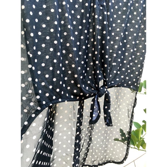 French Laundry High-Low Tie-Front Shirt (M) - Picture 5 of 5